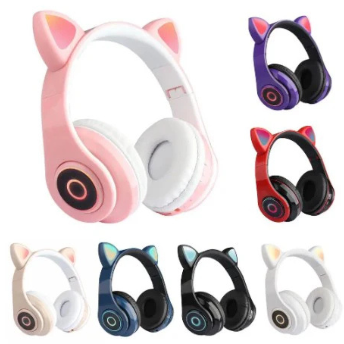 Audífonos de Gatito Bluetooth 5.0 Pocas Unidades!!