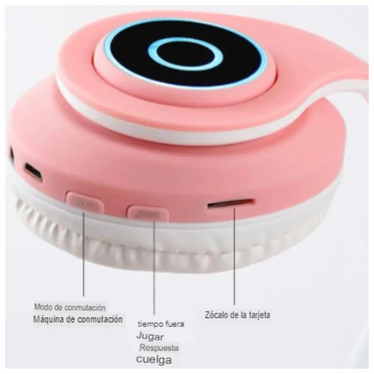 Audífonos de Gatito Bluetooth 5.0 Pocas Unidades!!
