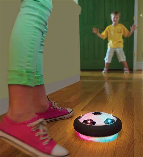 Pelota Plana De Fútbol Flotante Led