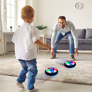 Pelota Plana De Fútbol Flotante Led