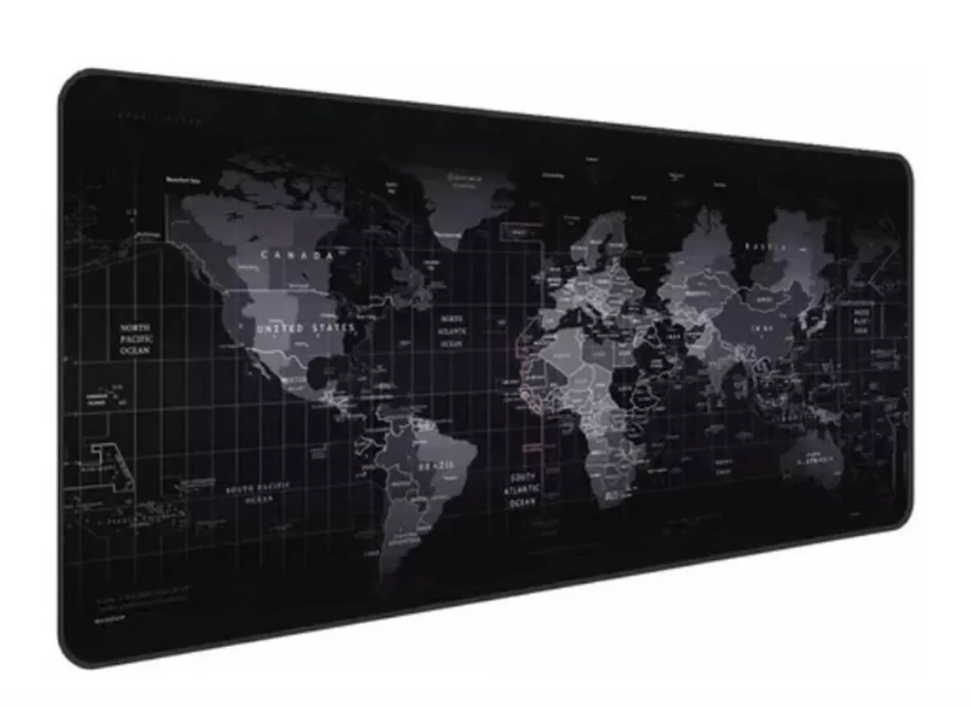 Pad mouse Gamer Mapa De Mundo 90x40cm