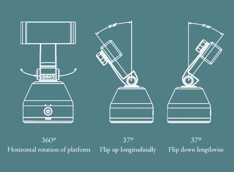 SOPORTE CON ROTACION INTELIGENTE 360°